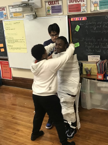 Making of a Mummy in 8th Grade Grade